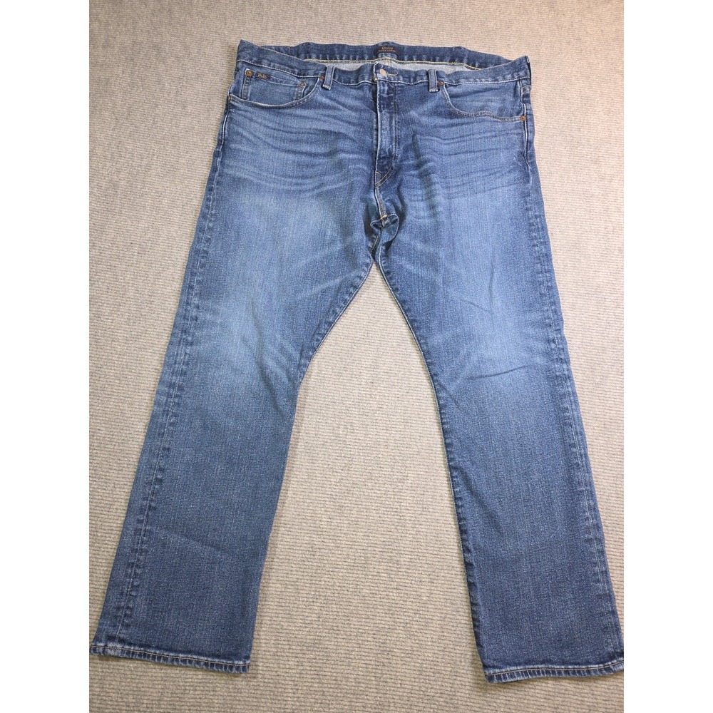 Polo Ralph Lauren Denim Jeans Men's 40x30 Blue Straight Leg Stretch